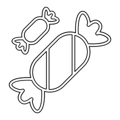 Taffee icon in line style