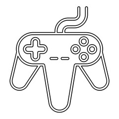 Joystick icon in line style