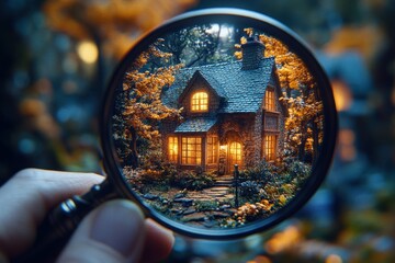 Discover Your Dream Home with a Magnifying Glass in Real Estate and Property Investment