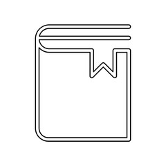 book icon in line style