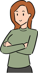 Illustration of woman cartoon
