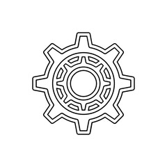 Maintenance icon in line style