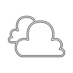 Cloud icon in line style