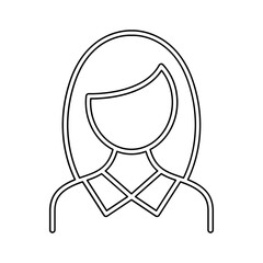 Fototapeta premium Teacher icon in line style