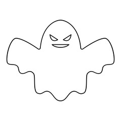 Ghost icon in line style