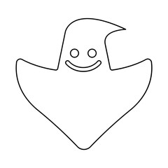 Ghost icon in line style