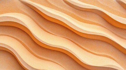 Orange wave texture wall panel background