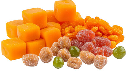 A colorful pile of fresh fruit, healthy and delicious assortment juicy
