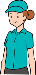 Illustration of woman cartoon