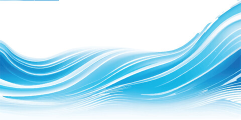 Elegant Blue Gradient water ocean Curve Shape Background with Smooth Flowing Lines and Space for Your Text, Ideal for Business Marketing Materials

