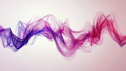 Abstract pink purple waves, design element