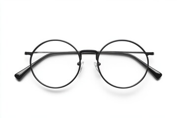 Fototapeta premium Reading Glasses Before Isolated and White Background