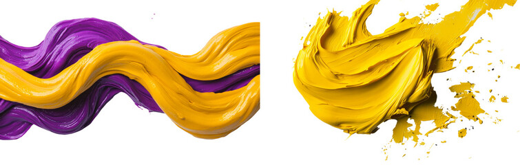 The image shows yellow mustard sauce alone on a white surface, viewed from the top