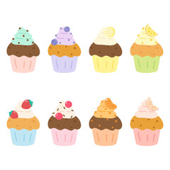 flavorful cupcake set