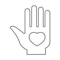 Obraz premium Support icon in line style