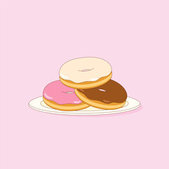 sweet donut dish