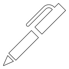 Pen icon in line style
