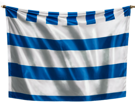Blue and white checkered Oktoberfest flag for festive Bavarian celebrations