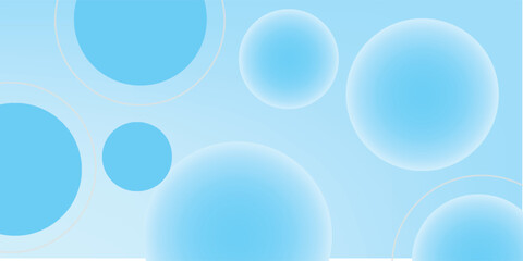 Abstract geometric background gradient soft light blue bokeh for Graphic Business background hitech technology digital design illustration web template background backdrop desktop wallpaper bubbles