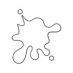 Syrup icon in line style