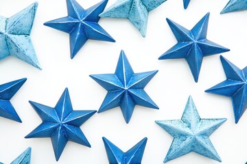 Fototapeta premium Star Background Before Isolated and White Background