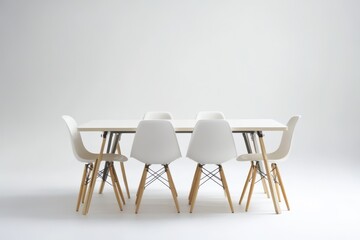 Study Carrel Before Isolated and White Background