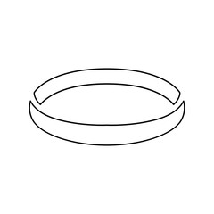 Ring icon in line style