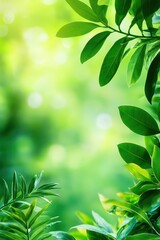 Close-up plants banner