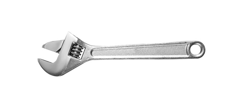 wrench adjustable isolated on a transparent background