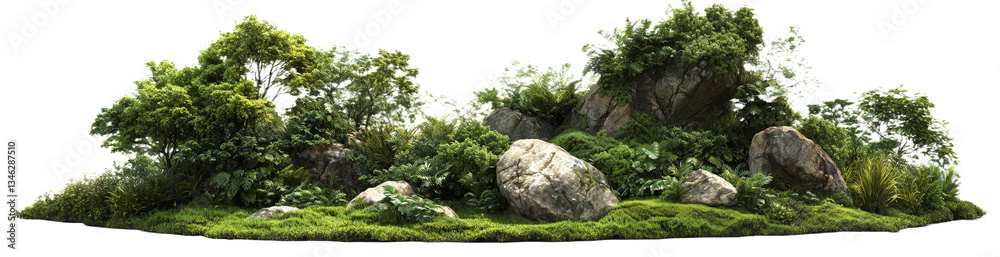 Poster the term islands refers to a set of isolated islets on a white background