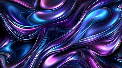 Obraz premium Abstract liquid swirls of vibrant colors