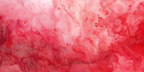 Red abstract watercolor. Crimson art background for design.