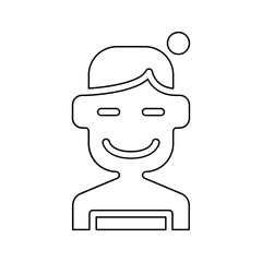 Spa icon in line style