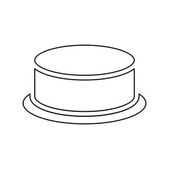 Packaging icon in line style