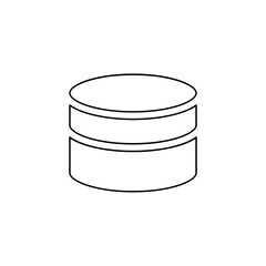 Packaging icon in line style