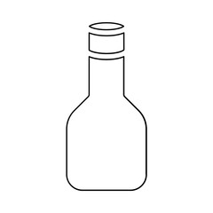 Bottle icon in line style