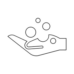 Corrode icon in line style