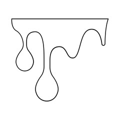 Acid icon in line style