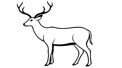 A Deer Silhouette Unveiled