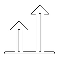 Data icon in line style