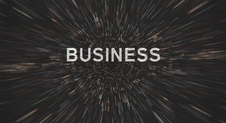Fototapeta premium Business Explosion: A dynamic visual representation of 