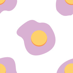 Egg Vector Seamless Pattern Digital Paper – Cute Hand-Drawn Easter Egg Background, Pastel Spring Egg Design, Decorative Egg Texture for Scrapbooking, Wrapping Paper, Fabric, and Digital Projects