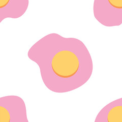 Egg Vector Seamless Pattern Digital Paper – Cute Hand-Drawn Easter Egg Background, Pastel Spring Egg Design, Decorative Egg Texture for Scrapbooking, Wrapping Paper, Fabric, and Digital Projects