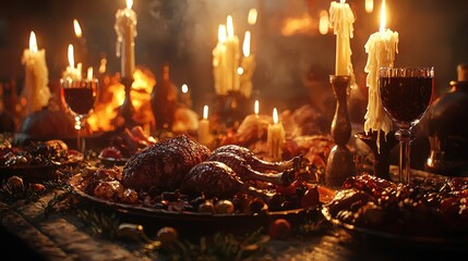 Medieval Feast: A Candlelit Banquet