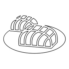 sashimi icon in line style