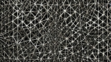 Optical Illusion with Triangles and Lines