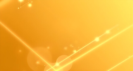 Abstract background glowing gold diagonal lighting effect and sparkle 