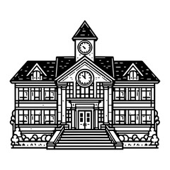 Naklejka premium school