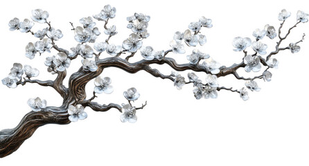 Crystal Cherry Blossom Branch Wall Art