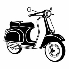 retro vintage scooter